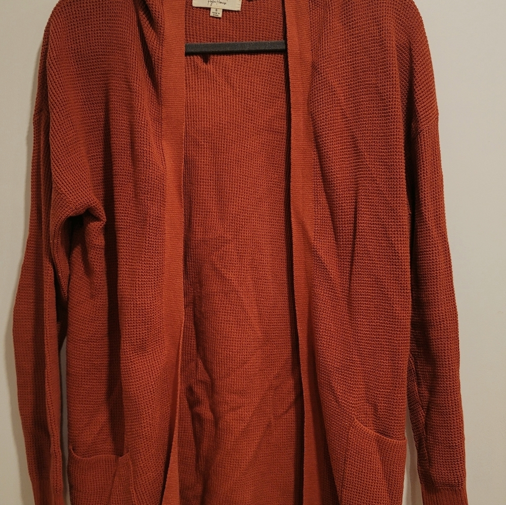Orange Cardigan